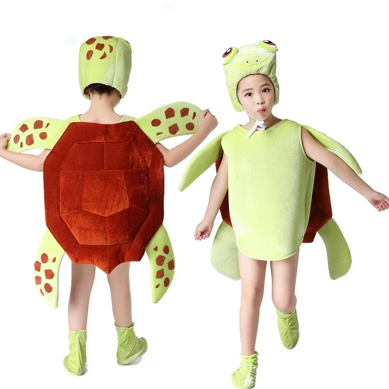 New children's turtle costume Halloween costume sea turtle cos party kindergarten activity stage costume-animated-img