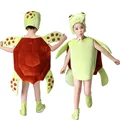 New children's turtle costume Halloween costume sea turtle cos party kindergarten activity stage costume preview-1