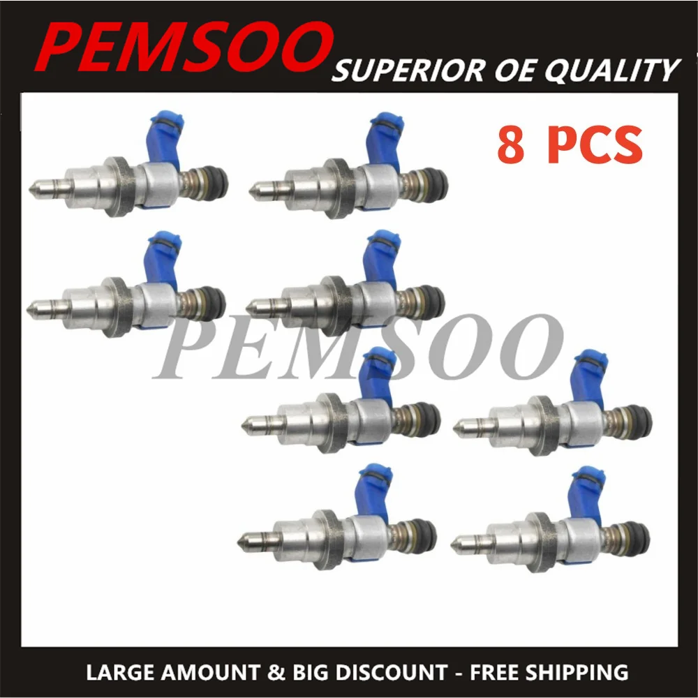 New 8PCS Fuel Injectors 23209-29057-B0 23250-28090 For Toyota Avensis 1AZFSE 2.0L 23209-28090 2325028090 2320928090-animated-img