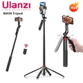 Ulanzi MA09 1.8m Selfie Stick Tripod for iPhone 11 12 13 14 15 Pro Max Phone with Remote Control with Panoramic Ball head Holder