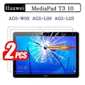 (2 Packs) Tempered Glass For Huawei MediaPad T3 10 2017 AGS-W09 AGS-L09 AGS-L03 Screen Protector Tablet Film