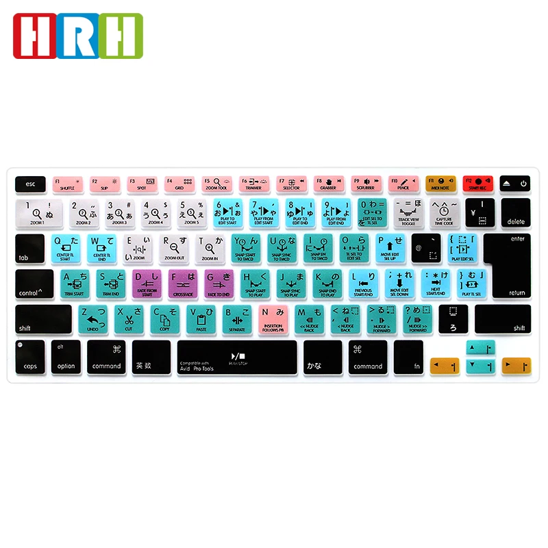 keyboard cover with shortcuts