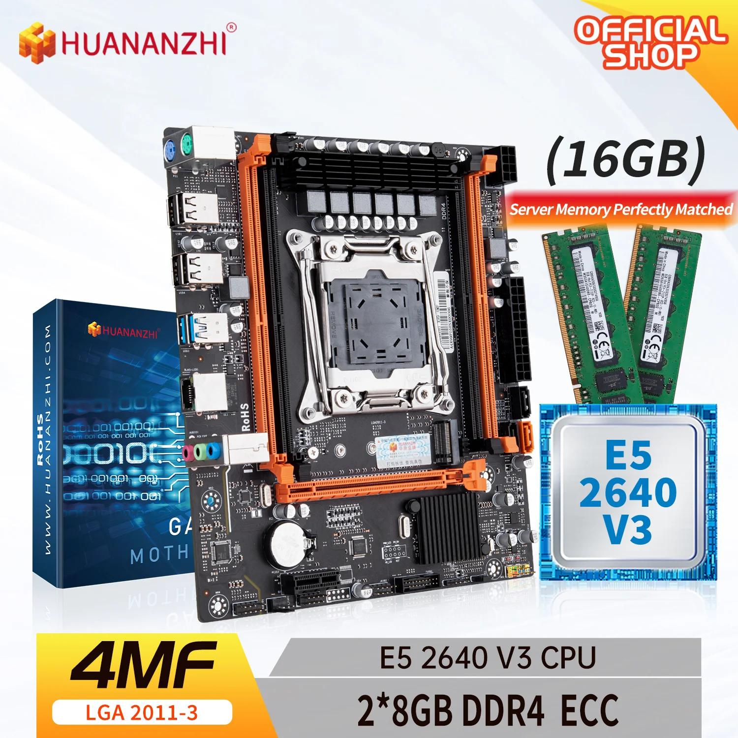 Купить Алиэкспресс | HUANANZHI X99 4MF LGA 2011-3 XEON X99 Motherboard ...