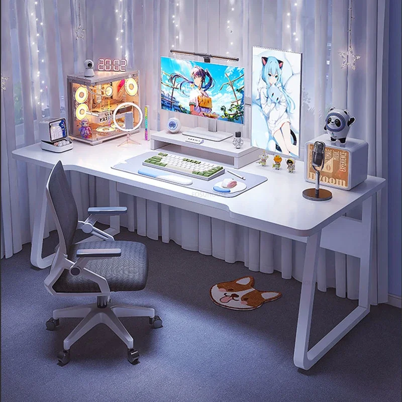 Modern Computer Desks Desktop Gaming Tables Home Workbench Bedroom Student Study Desk Simple Office Desk Wooden Office Furniture-animated-img