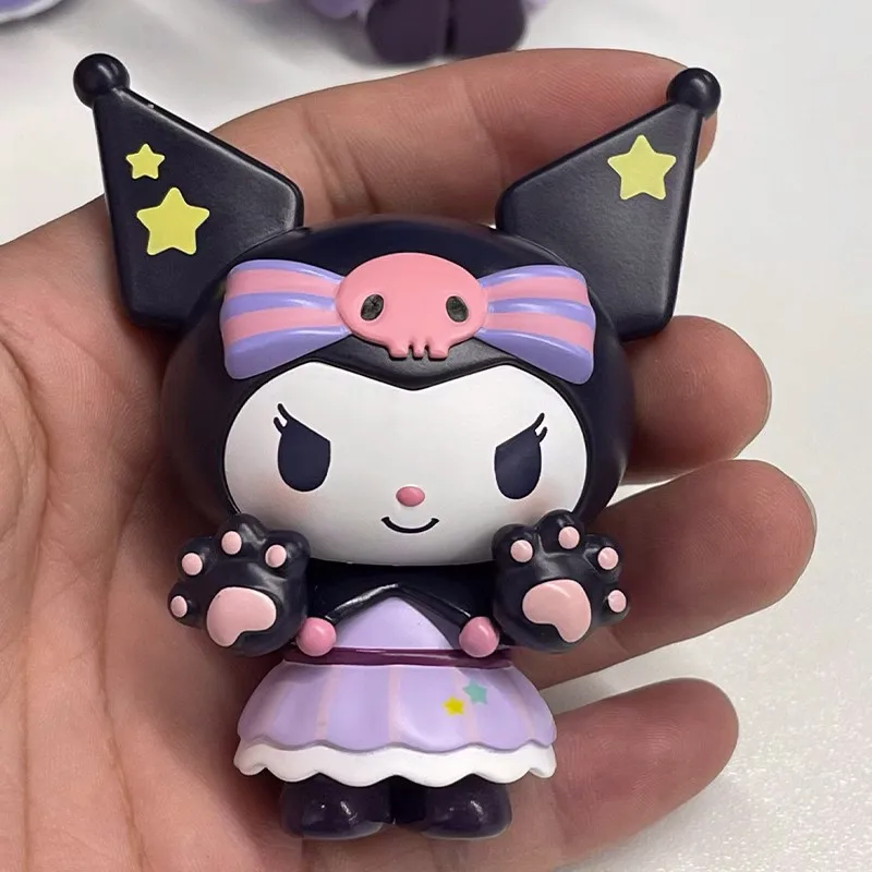 Sanrio Kuromi Halloween Blind Box Trick Or Treat Series Blind Box Figurines Desktop Ornaments Dolls Girls Blind Box Gifts-animated-img