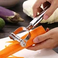 High-Quality Stainless Steel Grater Julienne Peeler Vegetable & Fruit Slicer for Potato, Carrot, Cucumber preview-2