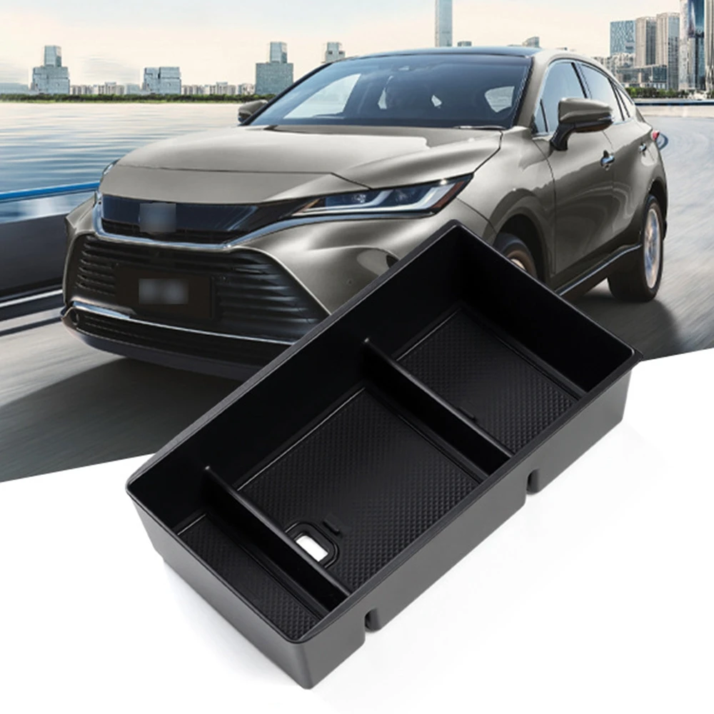 For Toyota Harrier 2022 2023 /Venza 2022 2023 Armrest Box Storage Organizer Tray Secondary Holder Tidy Box Case Car Accessories-animated-img