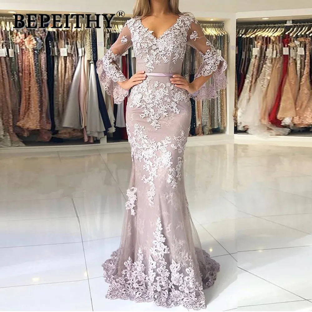 Muslim Mermaid Evening Dresses 