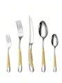 6pc/30pc Stainless steel star drill dinnerware set knife, fork and spoon set for the kitchen and dining room preview-3