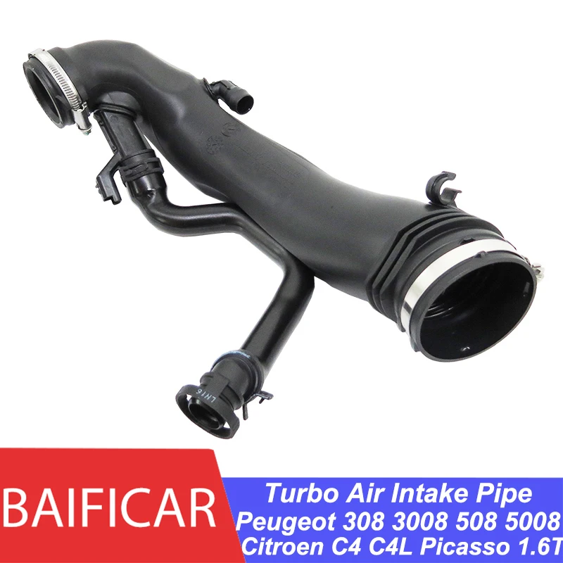 Baificar Brand New Genuine Turbo Air Intake Pipe 1440Q6 For Peugeot 308CC RCZ DS 308SW 3008 508 5008 Citroen C4 C4L Picasso 1.6T-animated-img