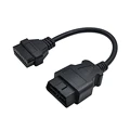 OBDII Extension cable 16 Pin Male To Female OBD2 Connector 16Pin male to female diagnostic tool ELM327 OBD extended adapter preview-5