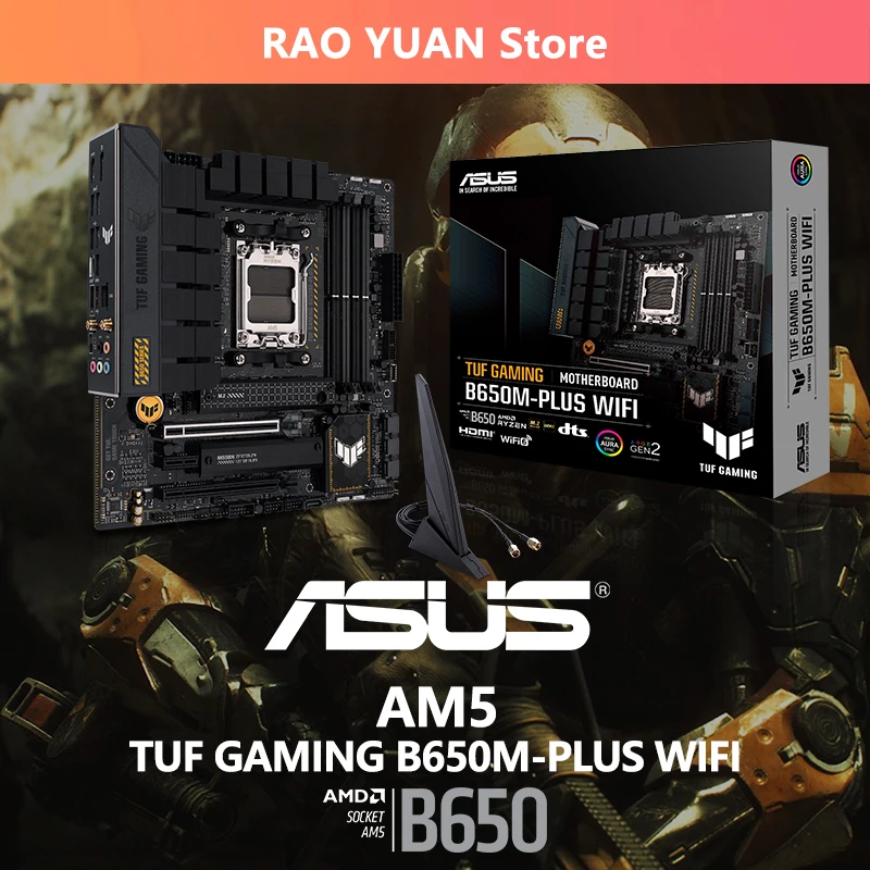 Купить Алиэкспресс | NEW ASUS TUF GAMING B650M PLUS WIFI Micro-ATX B650 ...
