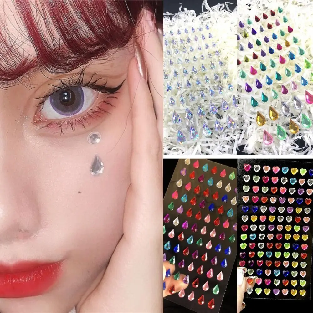 Is That The New 1sheet Water-drop Rhinestone Eye Tattoo Sticker ??