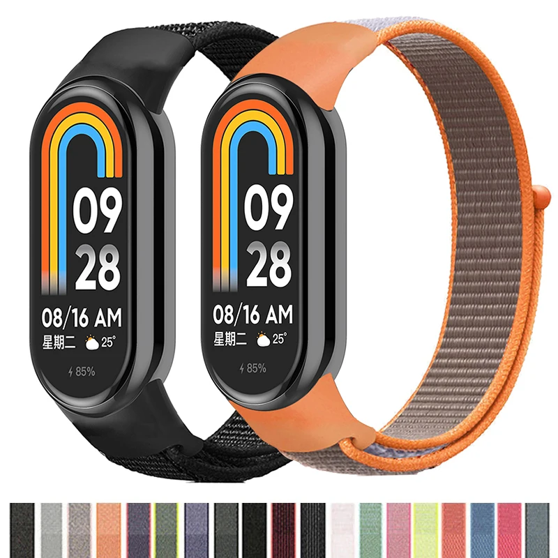 10D Film Glass for Xiaomi Mi Band 8 7 6 Screen Protector Miband 6 5 4 Smart  Watchband Full Protective Cover Case Strap Bracelet