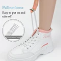 New No Tie Button Shoelaces Elastic Shoe Laces For Kids and Adult Sneakers Quick Lazy Metal Lock Lace Shoe Strings preview-4