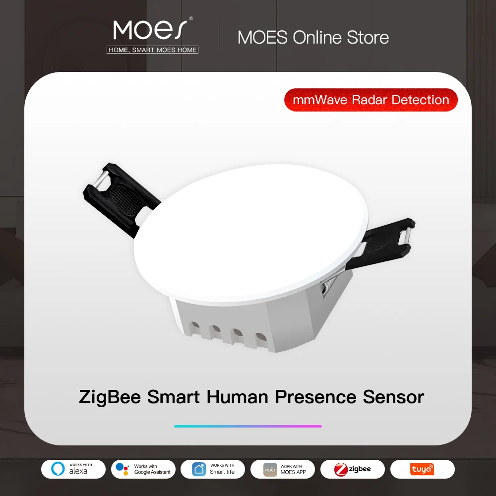 Smart Motion Detector Zigbee PIR Light Sensor Radar Human Body