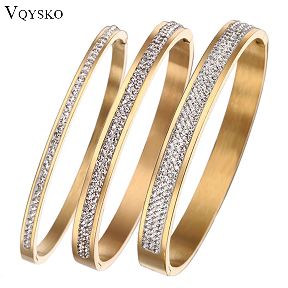 VQYSKO Perfect Turkish Handcrafted Jewelry Round Cut Zircon Jewelry Bangle Women Gift Bracelet Couple Jewelry-animated-img