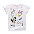 2024 Summer Baby Girls Clothing Set Cartoon Minnie Mouse T-shirt Jeans Pants 2Pcs For 2-6 Years Kids Clothes Child Tracksuit preview-4