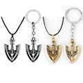 Anime JOJOS BIZARRE ADVENTURE Necklace Keychain Kujo Jotaro Cosplay Arrow Metal Pendant Chain Choker Charm Gifts Jewelry Collar preview-1