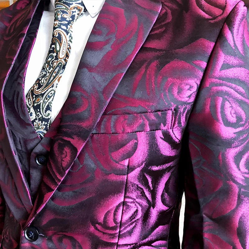 purple rose suit