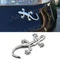 Auto Accessorise Aluminum alloy Material Lizard 3D emblem Sticker Accessorise For All Car Decoration Tools Styling