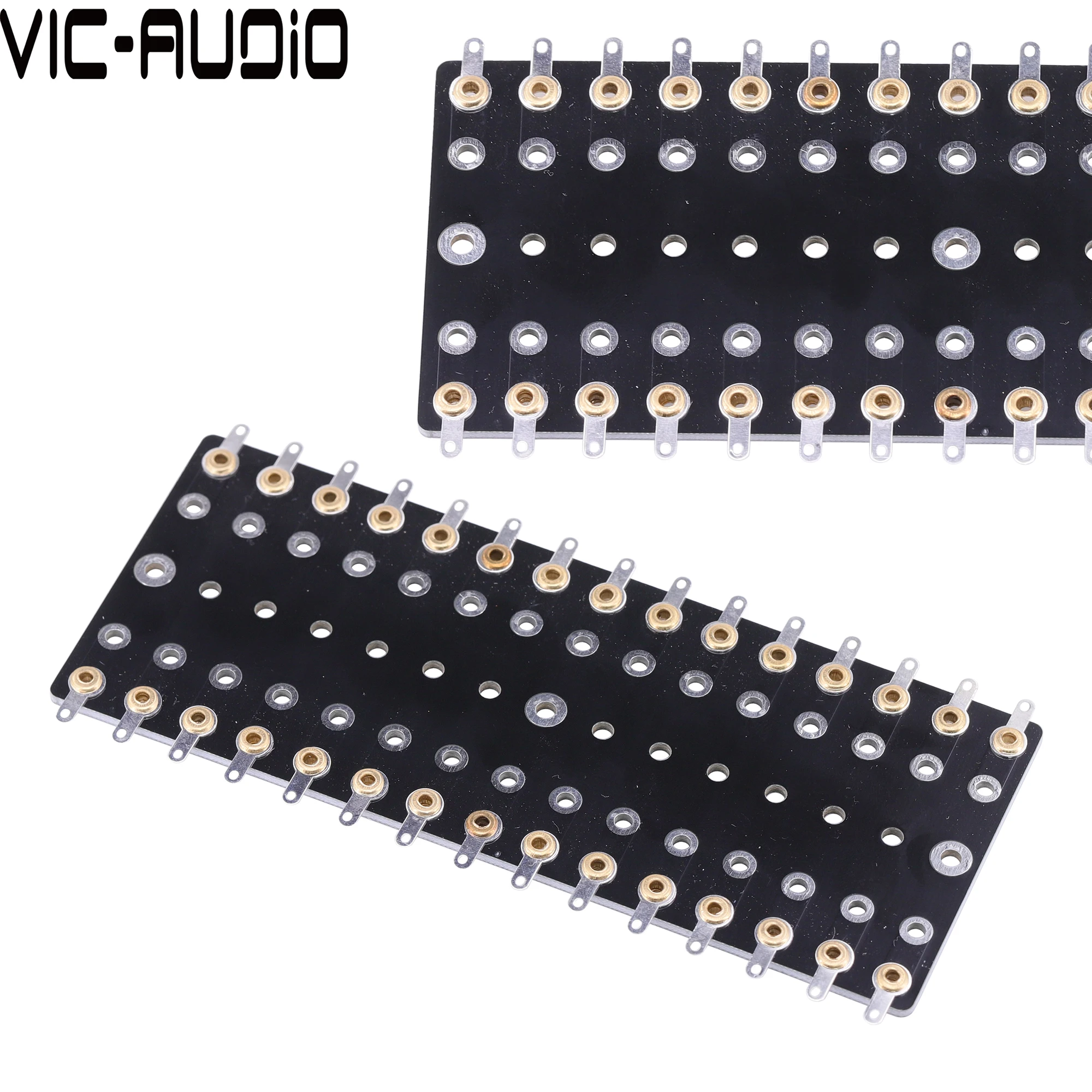 GD-PARTS 1PC 60 posts Black TAG BOARD Tag Strip Turret Board Hifi