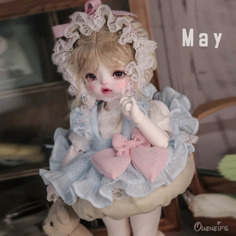 May Doll BJD 1/6 24cm With Dundun Body Animation Bebe Pacifier Connect Use Magnet Baby Chirstams Gift Doll-animated-img