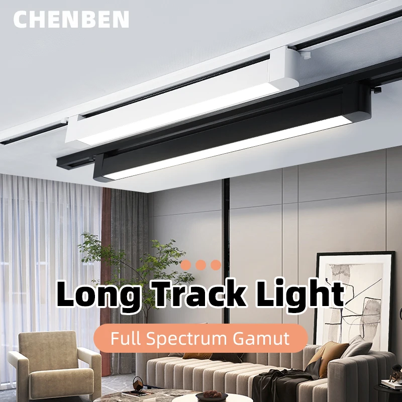 Track Light Home Decor Full Set Rail Track New Led Lamp Track Floodlight Shop Chandelier Lamp Bedroom House Rail Ceiling Light-animated-img