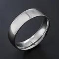 Gold Color Stainless Steel Ring for Men and Women, Prevent Allergy, High Polished Wedding Rings, Couple Finger Jewelry Gifts preview-3