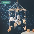 Baby Rattles Toy 0-12 Months Musical Cartoon Whale Animal Newborn Crib Bed Bell Mobile Toddler Rattle Carousel For Cots Kid Gift