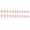 French Style Wearable Pink Press On Fake Nails Tips False Nails Design Butterfly Lovely Girl False Nails Wholesale preview-5