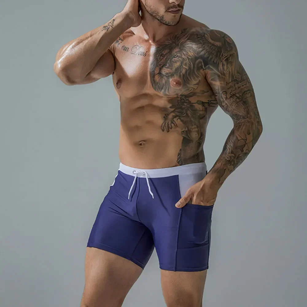 Купить Плавание Swim Trunks Men Waterproof Quick Drying Shorts