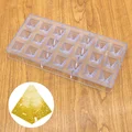 3D Pyramid Shape Polycarbonate Chocolate Moulds,wholesale Pc Plastic Chocolate Square Mold,kitchen Bakeware Pyramid Pan preview-1