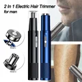 2 In 1 Electric Nose Hair Trimmer USB Charging New High Quality Ear Hair Removal Multi-kinetic Shaving Tools