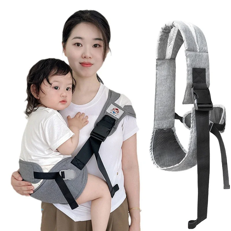 Four Seasons Universal Baby Carrying Belt Breathable Baby Carrier Sling Single Shoulder Four Seasons Kids Carrier Belt-animated-img