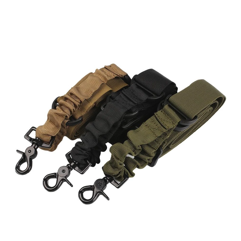 MAGORUI Tactical Outdoor Elastic Adjustable Point Quick Release Strap  Rifle Gun Tactical Hunting-animated-img