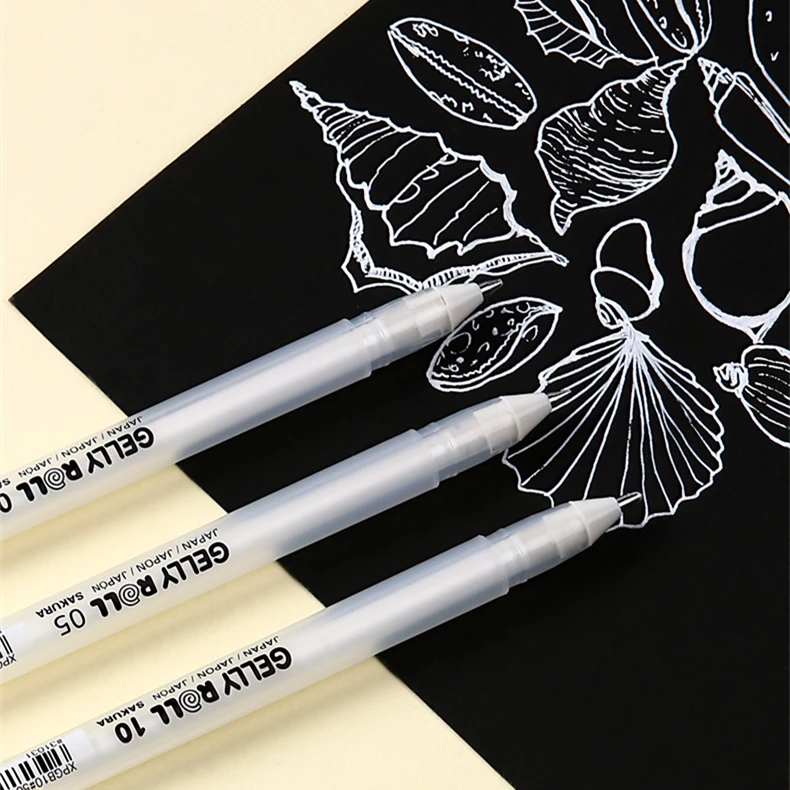 Sakura Gelly Roll Gel Ink Pen White/Basic/3D Pastel/ Glossy