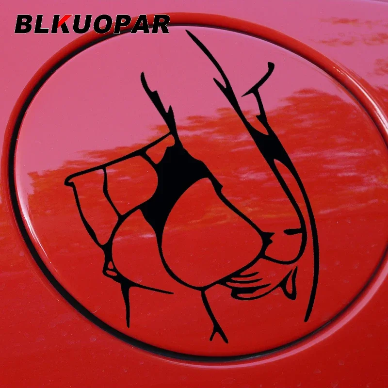 BLKUOPAR Sexy Women's Hips Interesting Image of Fuel Tank Cap Car Stickers Silhouette Decal Scratch-Proof Graphics Car Lable-animated-img