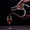 Crystal U-shaped Wine Decanter Gift Box Harp Swan Decanter Creative Wine Separator Wine Set 1200ml preview-4