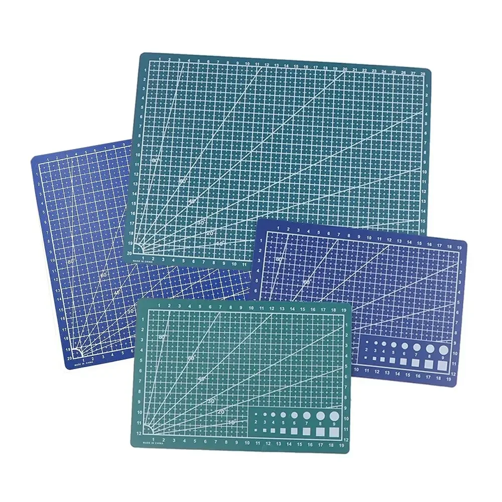 PP Cutting Mat Workbench Patchwork Cut Pad Sewing Manual DIY Knife Engraving Leather Cutter Board Single Side Underlay-animated-img