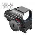 Red Green Dot Reflex Sight Scope Tacticall Holographic 4 Reticles Picatinny Rail