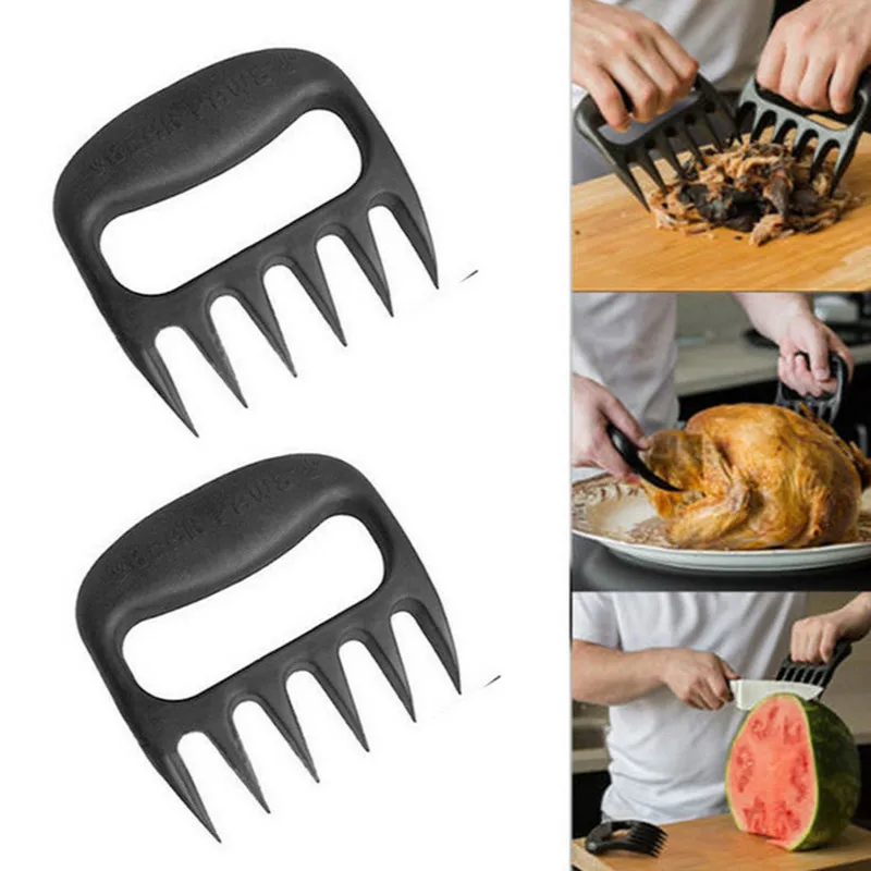 Bear Claw Meat Grinder Tear Meat Tools Bear Claw  BBQ Fork To Tear Meat Food Fork Points As Meat Barbecue Tools In The Kitchen-animated-img