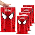 10/20/50pcs Red Spider Birthday Party Gift Bags Spider Theme Plastic Candy Bag Boy Loot Bag for Kids Birthday Party Favors Suppl preview-1