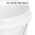 2 Pcs Container Empty Bucket Paint Storage Plastic Wastepaper Food Grade Buckets preview-4