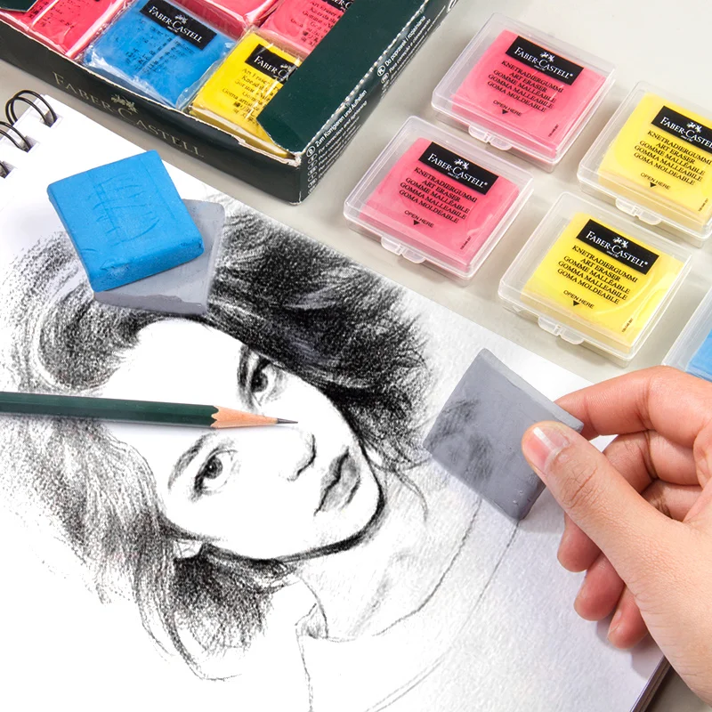 3 Pcs Kneadable Erasers Plastic Drawing Art Eraser Soft Plasticine Sketch  Painting Use Soft Eraser Art Supplies Stationery