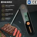 INKBIRD IHT-1X Waterproof Digital Backlight Folding Barbecue Kitchen Cooking Instant Readin Meat Thermometer Oven BBQ Tools