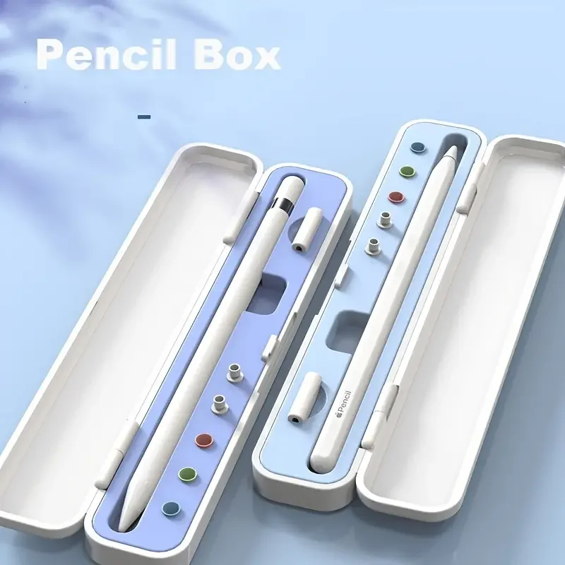 Portable for Apple Pencil 2 1 Case Storage Box Pouch Pen Holder Stylus Cover for Apple IPad Pencil 1st 2nd Gen Plastic Cases-animated-img