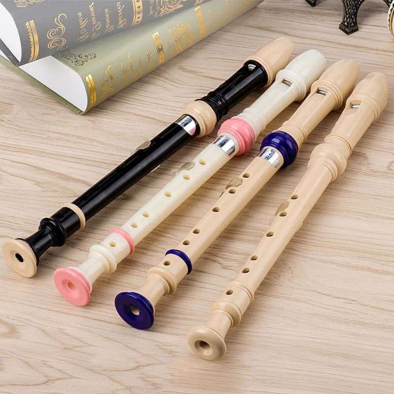 Professional Eight Hole Treble Flute 8-Hole Soprano Recorder Clarinet Black Sound Easy Adjustable Food Grade ABS Non-toxic-animated-img