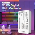 5V-24V WLED RGB RGBW Digital Strip Light Controller Over 100 Dynamic Lighting Modes DIY Pixel Lamp Controler WiFi APP Control