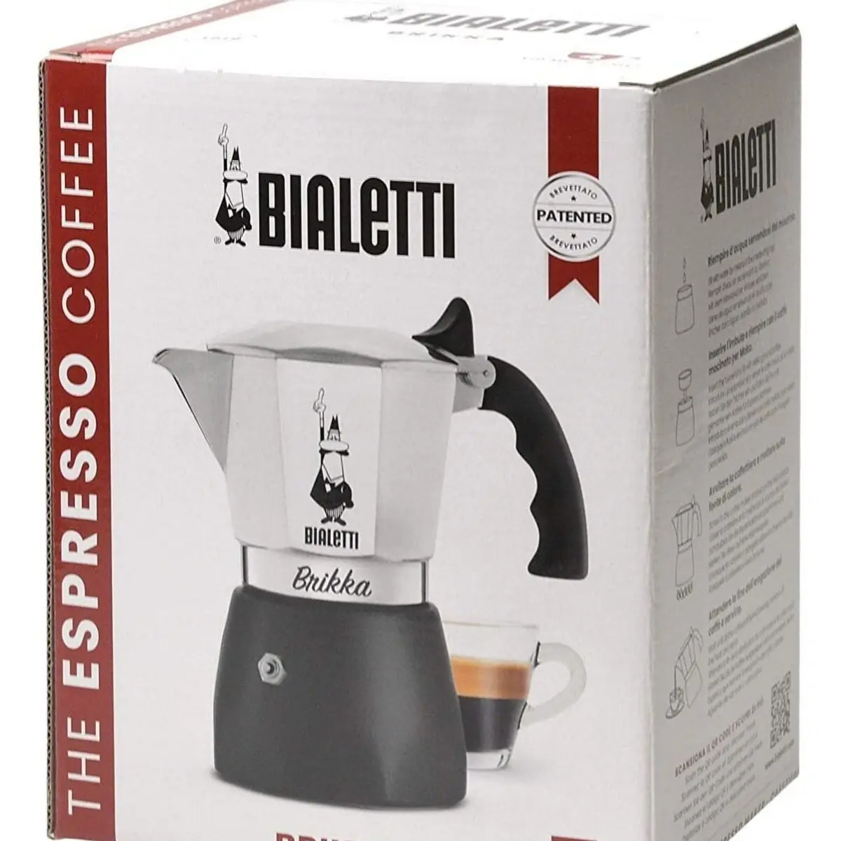 BIALETTI Brikka Moka Pot Coffee Maker 